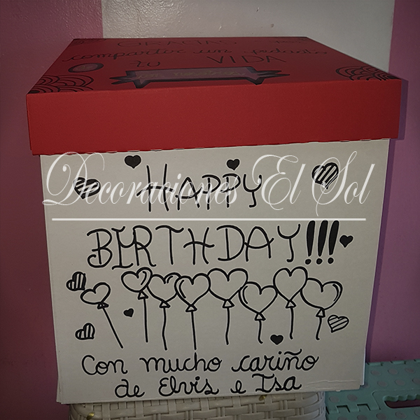 Caja de Regalo Personalizada 22cm - Imagen 9