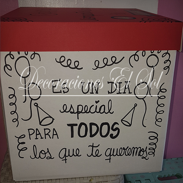 Caja de Regalo Personalizada 22cm - Imagen 6