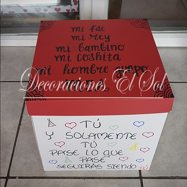 Caja de Regalo Personalizada 22cm