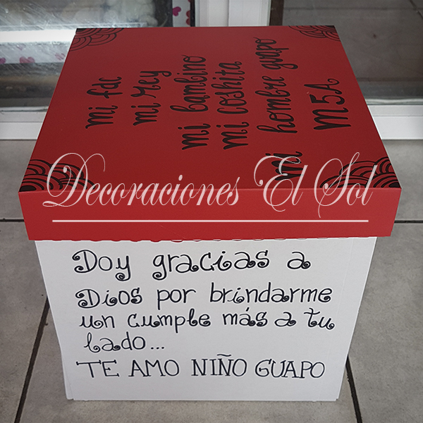 Caja de Regalo Personalizada 22cm - Imagen 2