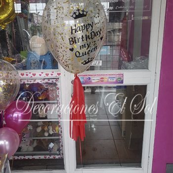 Globos Personalizados Confetti GIGANTE