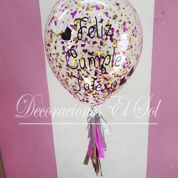Globos Personalizados Confetti MEDIANO