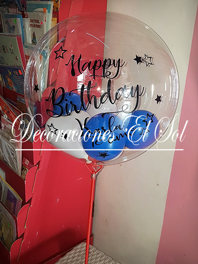 Globo Burbuja Personalizado con Aire