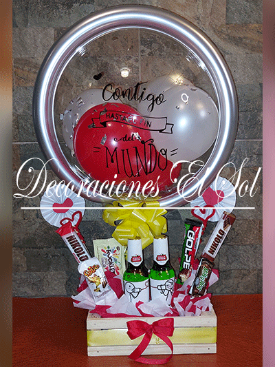 San Valentín “CONTIGO HASTA EL FIN DEL MUNDO”